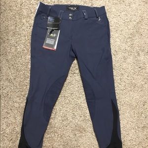 32R Tredstep French blue breeches NWT